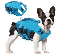 ASENKU Gilet de sauvetage pour chien - Gilet de sécurité pour animaux de compagnie pour la natation et le bateau, gilet de sauvetage pour requin avec flottaison, maillots de bain pour chiens de petite