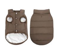 ASENKU Manteau Chien Hiver imperméable XL, Coupe-Vent Matelassé, Doublure Chaude, Ouverture Harnais, pour Grand Chien Border Collie Golden Retriever Labrador, Excursion Campagne Toute Saison