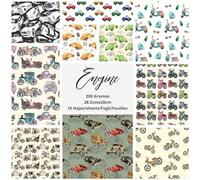 ASENME Papier dentelle décoratif, papier craft, 200 grammes Papier (Motrice, 10 unités)