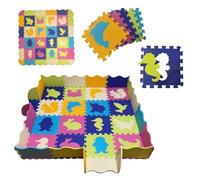 ASENME Tapis bébé 36 pièces XL 1,45x1,45 mètres (Multicolore2)