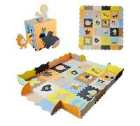 ASENME Tapis bébé 36 pièces XL 1,45x1,45 mètres, Multitexture (Multicolore)