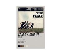 ASENWQWNEQWLL Scars & Stories - Poster The Fray sur toile - Décoration murale vintage pour salon, chambre à coucher, 30 x 45 cm, style sans cadre