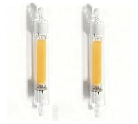 Aseoacc R7S LED 118mm Dimmable Blanc Froid 8W Équivalent 60W Ampoules Halogène J118 T3 600 LM 220-240V 360° Pour Éclairage Intérieur/Extérieur 6000K Lot de 2