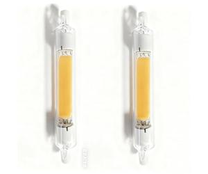 Aseoacc R7S LED 118mm Dimmable Blanc Naturel 8W Équivalent 60W Ampoules Halogène 600 LM 220-240V 360° Pour Éclairage Intérieur/Extérieur 4500K Lot de 2