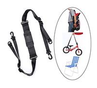 ASEOK Sangle de Transport Trottinette Electrique Xiaomi m365 /Vélo/Poussette/Draisienne avec Picots de Massage sur Epaulette.Jusqu'à 40 kg de Poids de Charge - Réglage 1,10 à 1,85 m de Longueur