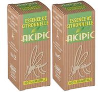 Asepta Akipic® Essence de Citronnelle Pure Huile 2x50 ml