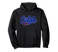 Asere Que Bola Cuban Havana Cuba Cuba Flag Baseball Shirt Sweat à Capuche