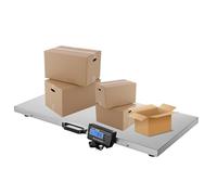 ASerZenith Balance numérique pour Animaux de Compagnie et d'élevage, Plateau en Acier Inoxydable avec écran LCD, 3 Modes de pesée pour Usage vétérinaire