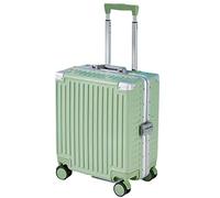 ASerZenith Boîte de Verrouillage pour Chariot de Voyage, cloison Amovible, 360 Roues universelles Lisses et silencieuses, Bagages flexibles et de Grande capacité (Vert 43 x 38 x 21 cm)