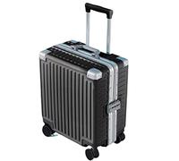 ASerZenith Boîte de Verrouillage pour Chariot de Voyage, cloison Amovible, 360 Roues universelles Lisses et silencieuses, Bagages flexibles et de Grande capacité (Noir 43 x 38 x 21 cm)