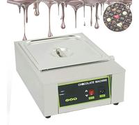 ASerZenith Creuset À Fondre Le Chocolat, Machine Électrique À Fondre Le Chocolat, Tempéreuse Électrique Commerciale pour Chocolat 0 °C À 95 °C / 0 À 194 Pouces, Machine À Couler Le