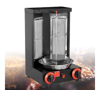 ASerZenith Gril À Gaz Professionnel, Rôtissoire Verticale pour Gyros, Barbecue Rotatif Automatique avec Réglage De La Température, pour Cuisines Professionnelles Et Restaurants.