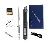 ASerZenith Kit De Fer À Souder Électrique 96 W avec Outil De Réparation, Station De Soudage Et De Retouche, Crayon Chauffant Et Pointes De Fer À Souder Portables Intellige(T85 avec Embout TS-Ku)