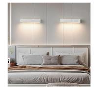 ASerZenith Lot De 2 Appliques Murales LED Longues 12/18/30 W, Appliques Murales Intérieures Et Extérieures avec Abat-Jour en Acrylique, Ip65, pour Porche, Jardin, Terrasse, Couloir, Garage