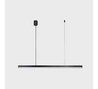 ASerZenith Lustre LED Long Et Allongé De Style Postmoderne, À Intensité Variable, avec Plafonnier Suspendu Minimaliste Et Réglable, Idéal pour La Salle À Manger, Le Bureau, Le Café