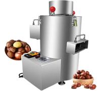 ASerZenith Machine À Éplucher Les Châtaignes, Machine Industrielle D'Écaillage Et D'Ouverture des Châtaignes, 40 Kg/H, en Acier Inoxydable, pour Châtaignes De Toutes Tailles