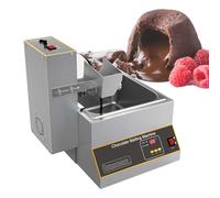ASerZenith Machine À Fondre, Tempérer Et Verser Le Chocolat Professionnelle - 0-85 °C (32-185 °F), Creuset Électrique en Acier Inoxydable, 35-55 TR/Min, pour 12 Kg De Chocolat