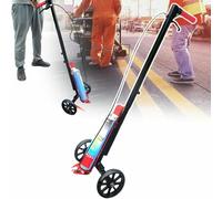 ASerZenith Machine De Marquage Routier par Pulvérisation, Applicateur De Peinture À Roue De Transfert pour Lignes De Sol, Portée De Marquage 5-15 Cm, pour Parkings, Aires De Jeux, R