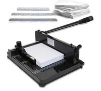 ASerZenith Massicot Électrique, Guillotine Industrielle avec 3 Lames De Rechange, Épaisseur De Coupe 40 Mm, Machine À Découper Le Papier