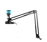 ASerZenith Microscope 4K par Électronique, Caméra Numérique De 48 MP, Objectif Optionnel 1-150X, Luce LED, Staffa Pieghevole, Saldatura PCB par Téléphone.,Full Set