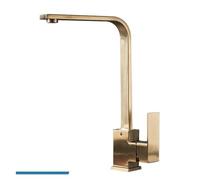 ASerZenith Robinet d'évier Noir, Robinet de Cuisine en Laiton de qualité supérieure, mitigeur Eau Chaude/Froide à Montage sur Plage, Rotation à 360°, Flexible, mitigeur de Salle de,D
