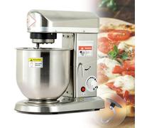 ASerZenith Robot Pâtissier sur Socle, Mélangeur À Pâte, Batteur Électrique pour Gâteaux avec Bol, Batteur, Crochet, Fouet, Robot De Cuisine Professionnel, 3 Vitesses, Robot Multifon(Argent-5L)