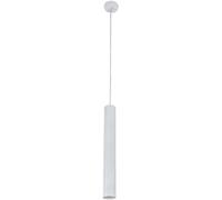 ASerZenith Suspension Industrielle LED À Tube Long, Lustre Cylindrique Moderne pour Chambre, Petit Plafonnier Suspendu,White Light-50cm-white