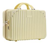 ASerZenith Valise de Voyage, Valise à roulettes légère de 14 Pouces, cloison multifonctionnelle, boîte de Mot de Passe pour étudiantes, Valise à roulettes de Voyage à Coque Rigide, Durable (A)
