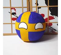 ASET Countryball Jouet en Peluche Polandball Poupée Animé Cosplay 9/20cm Mini Oreiller Coussin Porte-Clés Pendentif Cadeau pour Enfants Amis Amoureux (9cm, 26)
