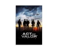 ASEUIYQWEH ACT OF VALOR Poster mural avec couverture décorative Style vintage 50 x 75 cm