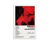 ASEUIYQWEH Blackbear Album ANONYMOUS Poster Décoration murale Belle couverture Poster Décoration Vintage 60 x 90 cm Sans cadre