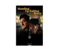 ASEUIYQWEH Poster avec inscription « Standing Up » et « Falling Down Down Down » - Décoration murale vintage - 40 x 60 cm - Sans cadre
