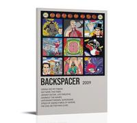 ASEUIYQWEH Poster Backspacer par Pearl Jam - Belle couverture - Décoration vintage - 30 x 45 cm - Style cadre