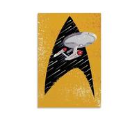 ASEUIYQWEH Poster de film Star Trek - Décoration murale - Belle couverture - Style vintage - 50 x 75 cm - Sans cadre