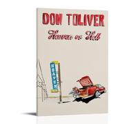 ASEUIYQWEH Poster Heaven Or Hell par Don Toliver - Belle couverture - Décoration vintage - 50 x 75 cm - Style cadre