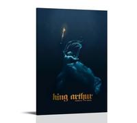 ASEUIYQWEH Poster King Arthur Légende de l'épée - Belle couverture - Décoration vintage - 20 x 30 cm - Style cadre