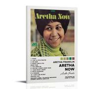 ASEUIYQWEH Poster mural Aretha Franklin Album Aretha Now - Belle couverture - Décoration vintage - 30 x 45 cm - Style cadre