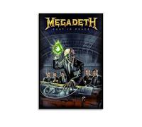 ASEUIYQWEH Poster Rust In Peace par Megadeth - Belle couverture - Décoration vintage - 30 x 45 cm