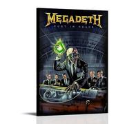 ASEUIYQWEH Poster Rust In Peace par Megadeth - Superbe couverture - Décoration vintage - 40 x 60 cm - Style vintage