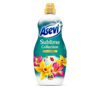 Asevi Adoucissant concentré pour machine à laver Sublime Collection Eden - Adoucissant avec effet revitalisant - Essences naturelles - Douceur durable pour tous types de tissus - 64 lavages - Jasmin