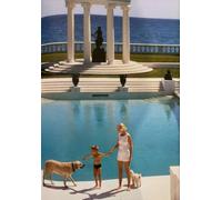 ASEXCE OLGNBY slim aarons classique photographie art mural nordiques affiches et impressions marcher le chien peinture sur toile image esthétique pour la décoration intérieure 50x70cmx1 sans cadre