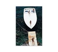 ASEXCE OLGNBY slim aarons photographie affiches et impressions nordique art mural hors-bord peinture sur toile images esthétiques pour décor de salon 50x70cmx1 sans cadre