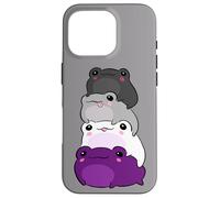 Asexual Flag Color Frog Subtle Queer Pride LGBTQ Aesthetic Coque pour iPhone 16 Pro