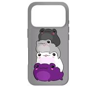 Asexual Flag Color Frog Subtle Queer Pride LGBTQ Aesthetic Coque pour iPhone 17 Pro