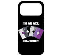 Asexual I'm an Ace, Deal with It Asexual Pride Coque pour iPhone 17 Pro Max