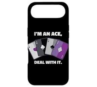 Asexual I'm an Ace, Deal with It Asexual Pride Coque pour iPhone Air