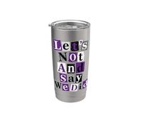 Asexué, disons que nous l'avons fait Gobelet isotherme en acier inoxydable double paroi