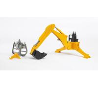 ASFASFq-02338 - Accessoires pelleteuse arrière avec grappin et godet, accessoires pour tracteurs, remorques, ferme