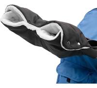 Asfasfq-1 Pièce Gants Antigel Noirs Pour Poussette, Gants En Flanelle Résistants Au Froid Et Chauds, Gants Chauffe-Mains En Velours Épais, Sacs À Main, Sacs À Main Chauds Pour Poussettes