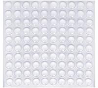 Asfasfq-100 Pcs Transparente Pieds Adhésifs, Patin Antiderapant Antibruit, Butées De Protection En Caoutchouc, Pour Amortisseurs D'amortissement Du Bruit Et Du Bruit Pour Portes, Armoires, Clavier